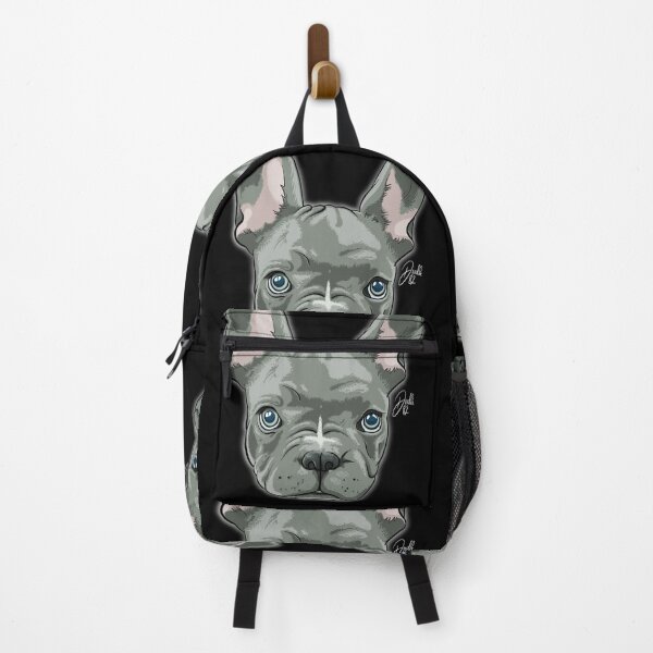 Item preview, Blue - The French Bull Dog Puppy (No Background) designed and sold by doodleeightytwo.
