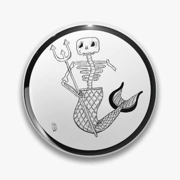 Item preview, Skull merman warrior designed and sold by MissMadOwl.