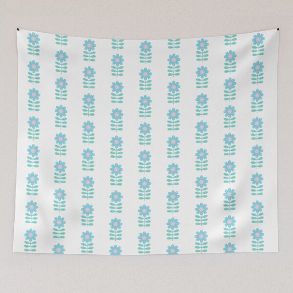 Item preview, Yellow, Blue and Pink Flower designed and sold by daisyandlime.
