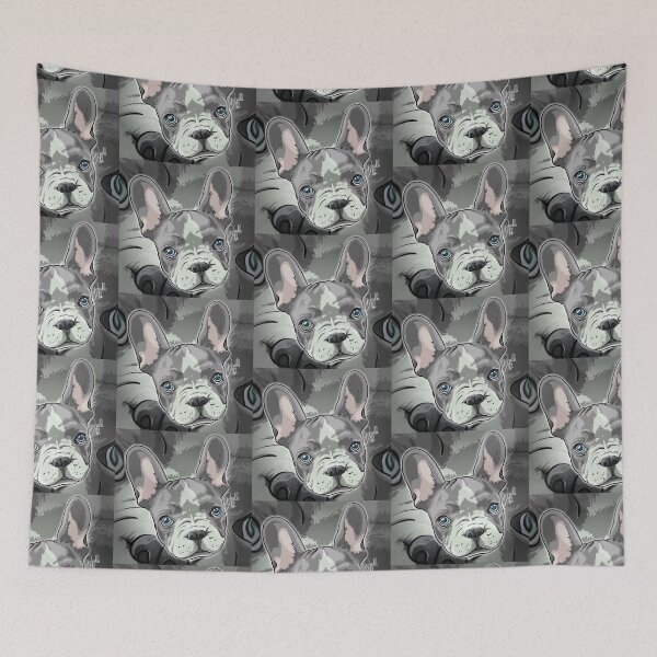 Item preview, Stitch Blue - The French Bull Dog Puppy designed and sold by doodleeightytwo.