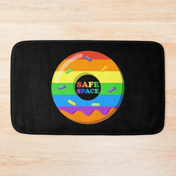 Item preview, Sprinkle Rainbow Donut LGBTQ Sign Safe Space designed and sold by aronia.