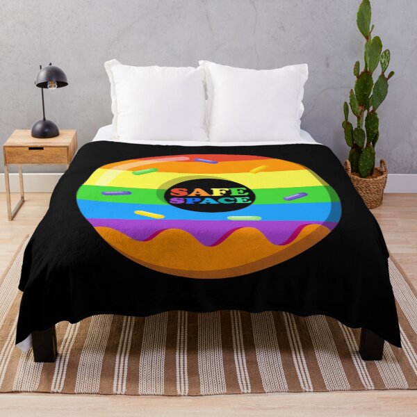 Item preview, Sprinkle Rainbow Donut LGBTQ Sign Safe Space designed and sold by aronia.