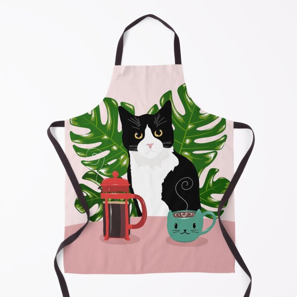 Item preview, Tuxie Cat and Coffee designed and sold by KilkennyCat Art.