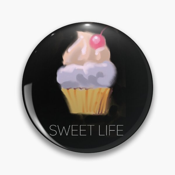 Item preview, Sweet cute funny cupcake dessert for friend, girlfriend, kid, baby. Best gift at birthday party or celebration. designed and sold by RukkiZukkiArt.