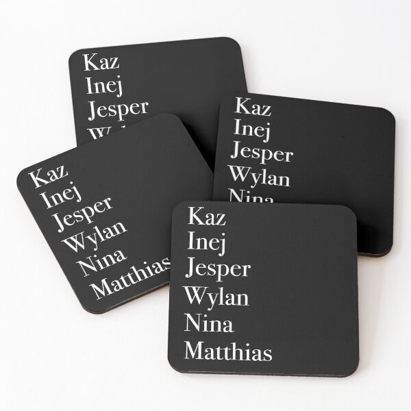 Item preview, Six of Crows Grishaverse Dregs Kaz Names designed and sold by E.K Spencer.