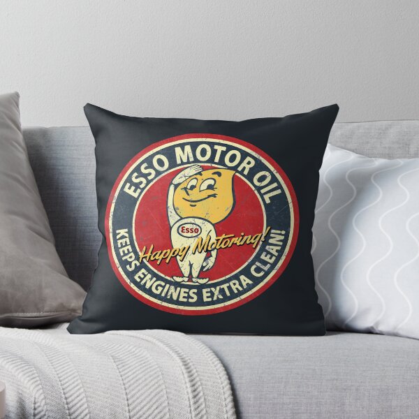 Huile moteur Esso Vintage Hapy Motoring Coussin
