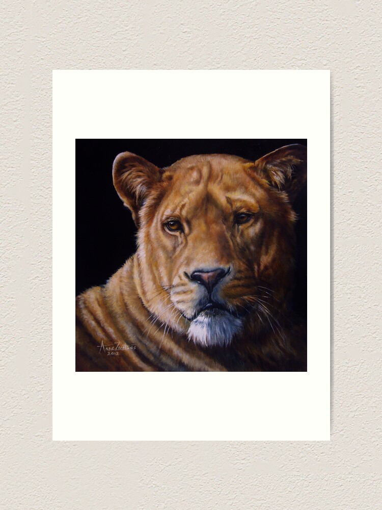 Alternate view of Her Majesty - Lioness Art Print