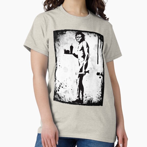 Aperçu de l'œuvre Restauration rapide de l'homme des cavernes de Banksy créée et vendue par belugastore.