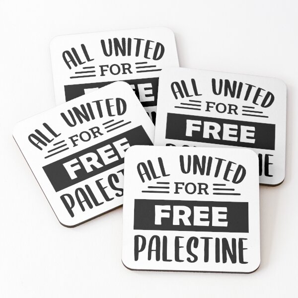 Item preview, All United For Free Palestine (White BG) designed and sold by ClaudiaGrosso.