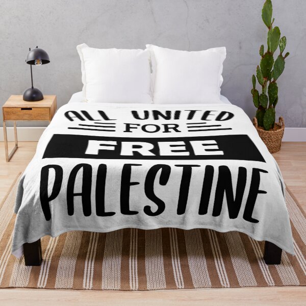 Item preview, All United For Free Palestine (White BG) designed and sold by ClaudiaGrosso.