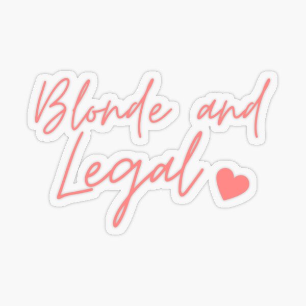 Aperçu de l'œuvre Blonde et légale ! créée et vendue par g-raph.