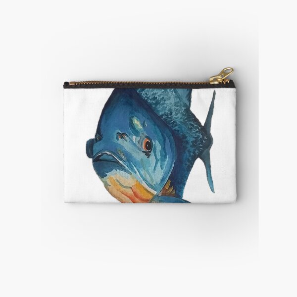 Item preview, Piranha lurking, waterclour painting designed and sold by Sarah Marsh.