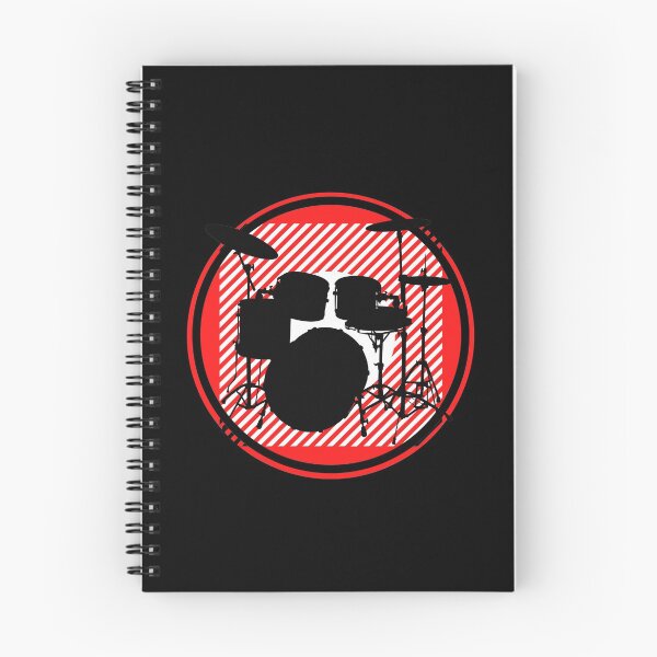 Item preview, Drum Set "Black Red White Design" designed and sold by ProfusionPro.