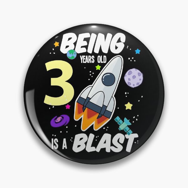 Item preview, Kids 3 Year Old Space Gift Shirt Birthday Planets Astronaut Rocket designed and sold by IFFOUR.