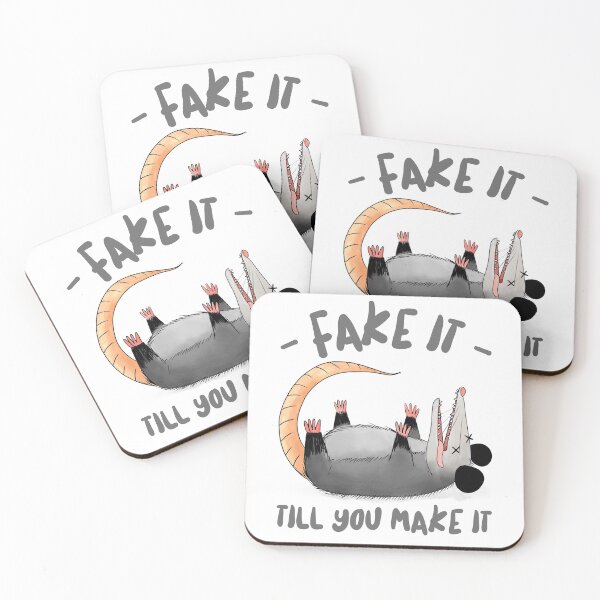 Item preview, FAKE IT TILL YOU MAKE IT - FUNNY designed and sold by AnimalsCartoon.
