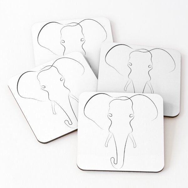Item preview, Elephant | One Line Art | Minimal Art | One Line Artist | Minimalist designed and sold by One-Line-Artist.
