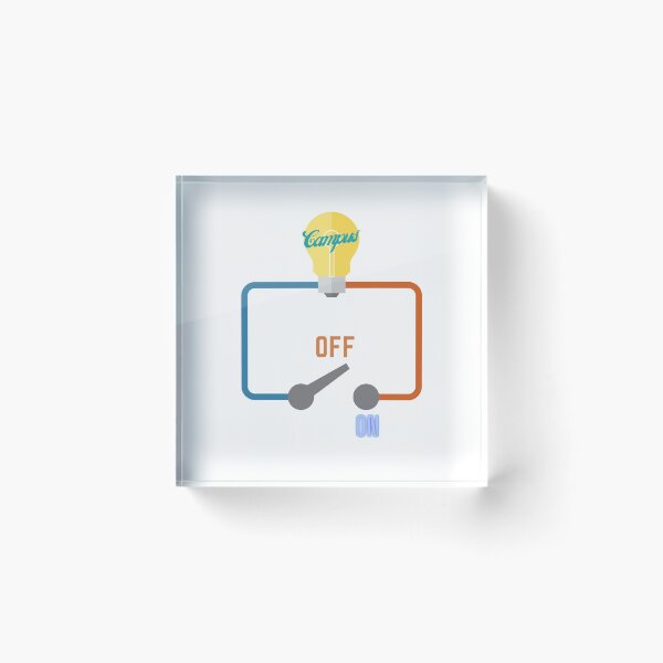 Item preview, Campus switch OFF! designed and sold by sourik13.