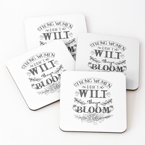 Item preview, Strong Women Dont Wilt They Bloom designed and sold by FOX1999-Design.