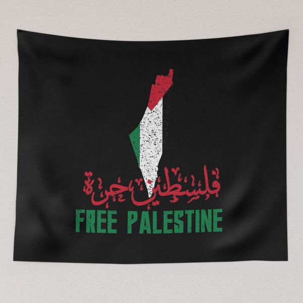 Item preview, free Palestine in arabic and english  designed and sold by Drahmed.