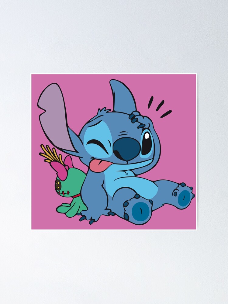 Cute Stitch  Sticker for Sale by FalChi