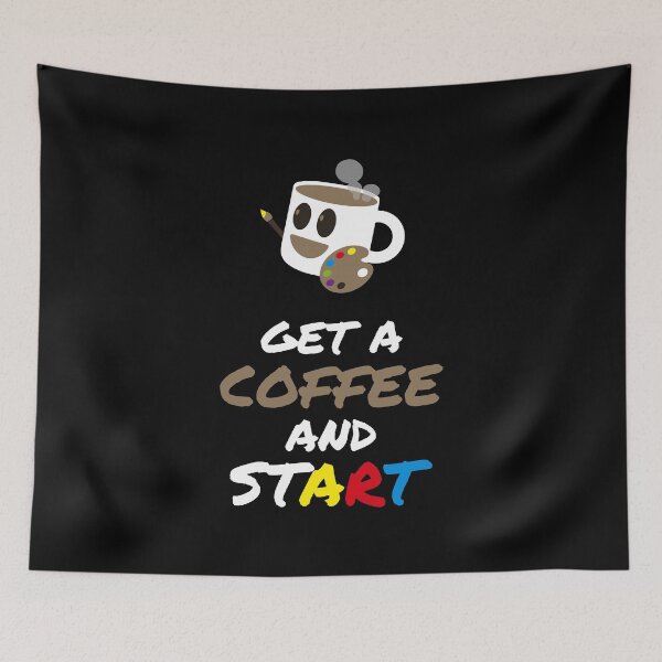 Item preview, Coffee Art Painter | Love Paint | Funny Coffee Quotes  designed and sold by Fluffy-Vectors.