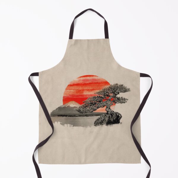 Item preview, Bonsai Pine Tree - Fuji Sunset designed and sold by k9printart.
