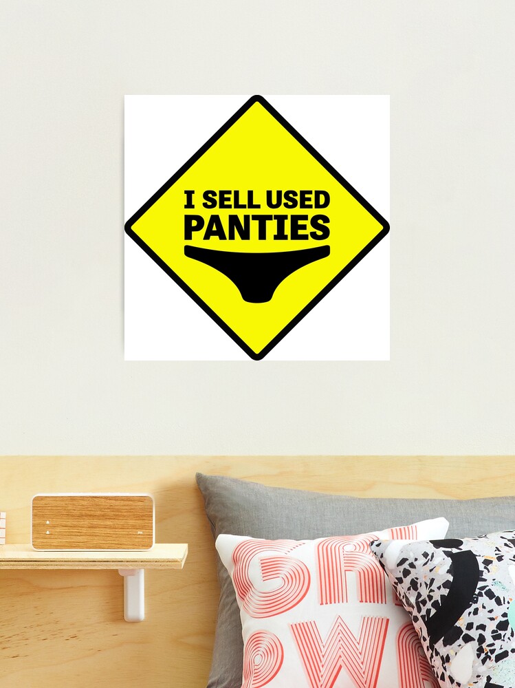 I Sell Used Panties Dirty Joke Bumper Sticker Sticker for Sale by  cangurojoe