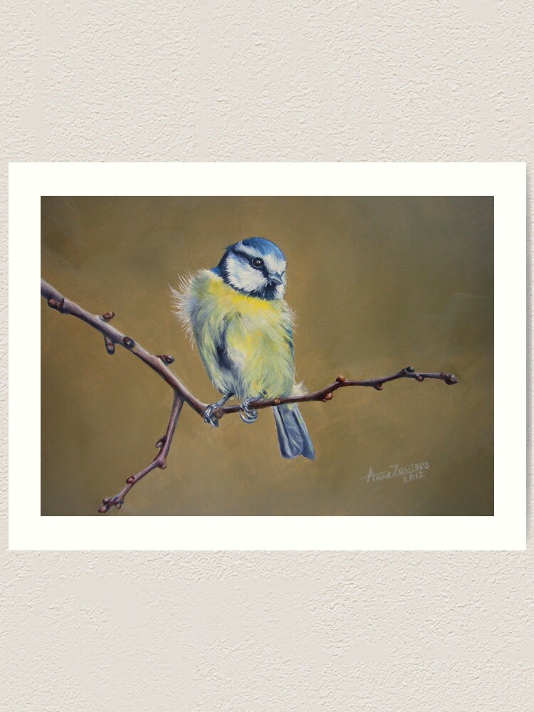 Alternate view of Blue Tit Art Print