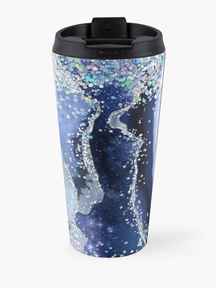 Alternate view of Blue Agate Travel Coffee Mug