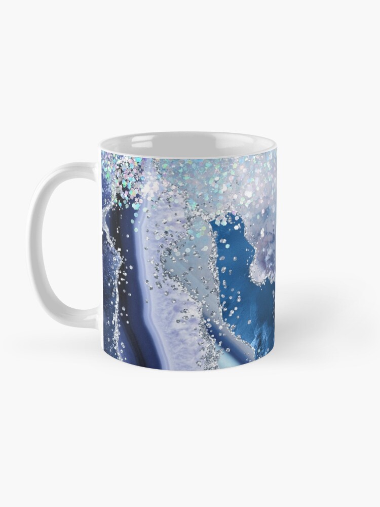 Thumbnail 3 of 6, Coffee Mug, Blue Agate designed and sold by starchim01.
