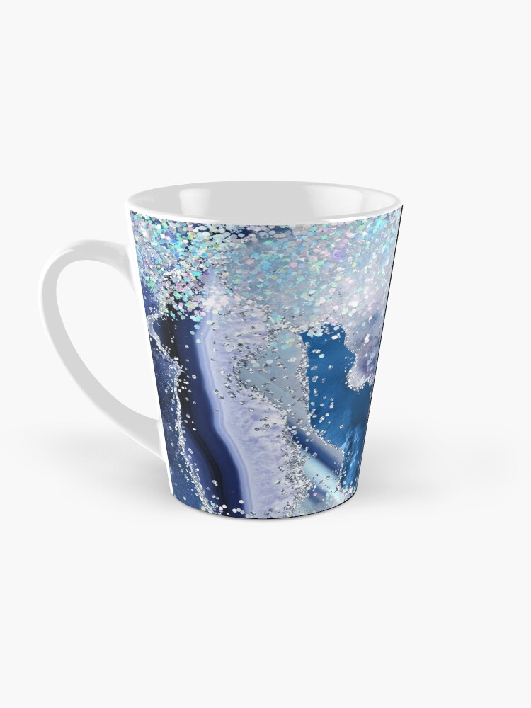Thumbnail 3 of 4, Coffee Mug, Blue Agate designed and sold by starchim01.