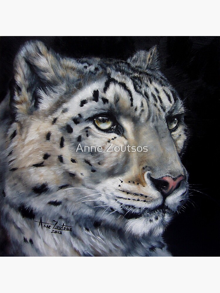Snow and Fire (Snow Leopard) by AnneZ