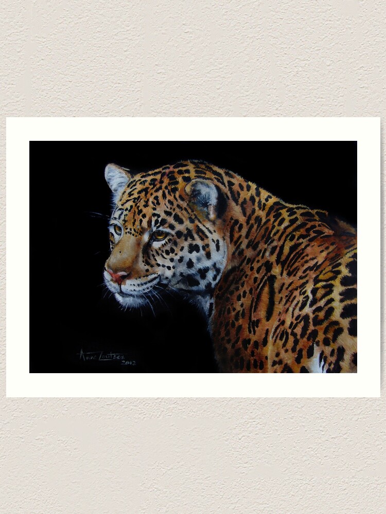 Alternate view of A Rare Beauty - beautiful jaguar big cat Art Print