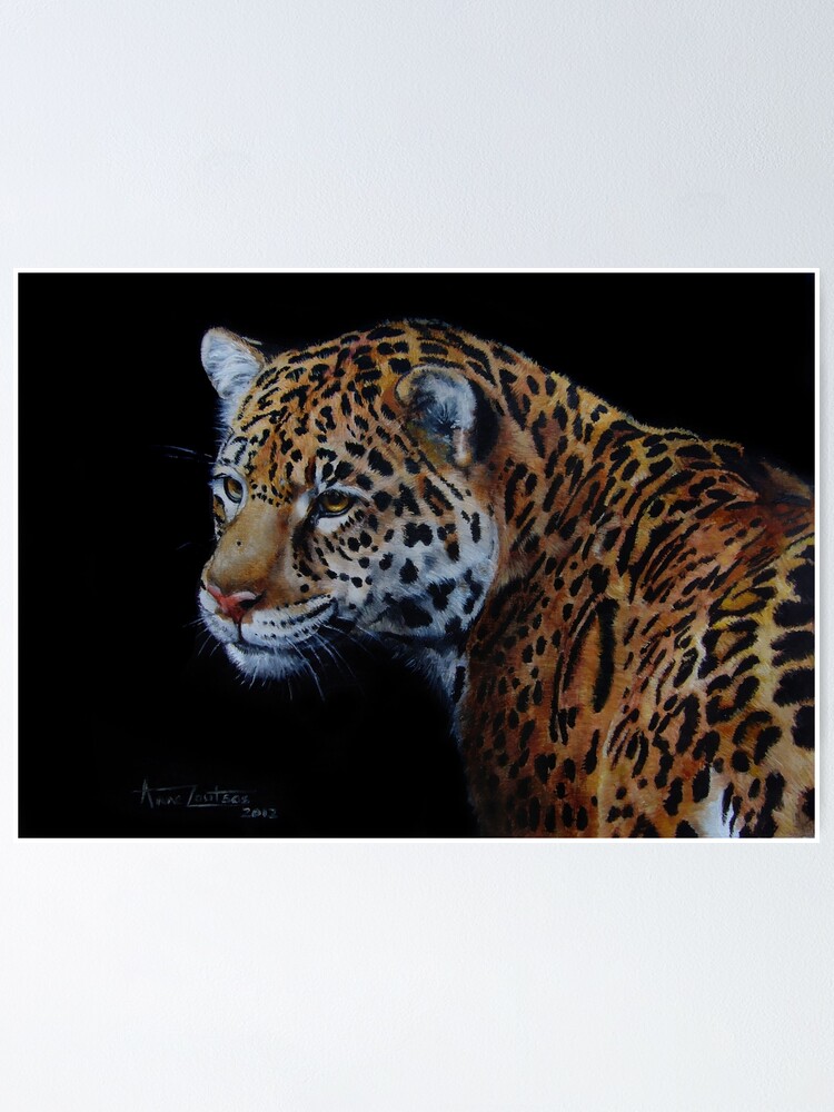 Alternate view of A Rare Beauty - beautiful jaguar big cat Poster