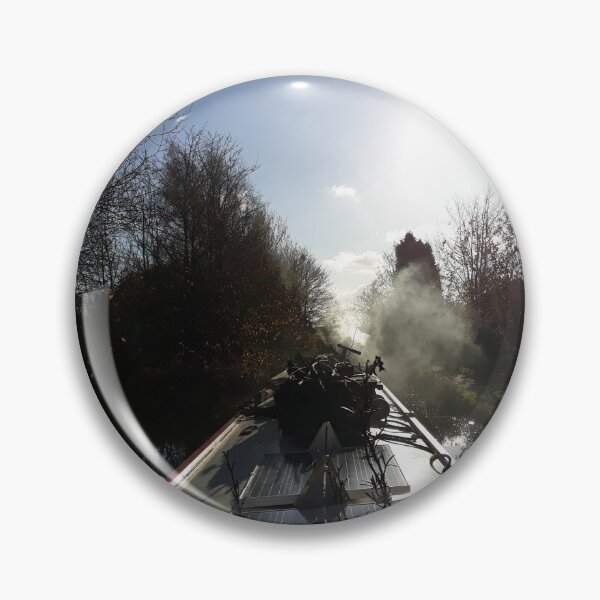 Item preview, KABFA Designs and Volksbolts, Narrowboat cruising into the sun designed and sold by KABFA Designs.