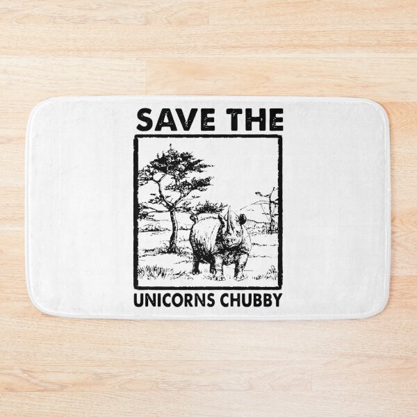 Item preview, SAVE THE UNICORNS CHUBBY designed and sold by GPTrending.
