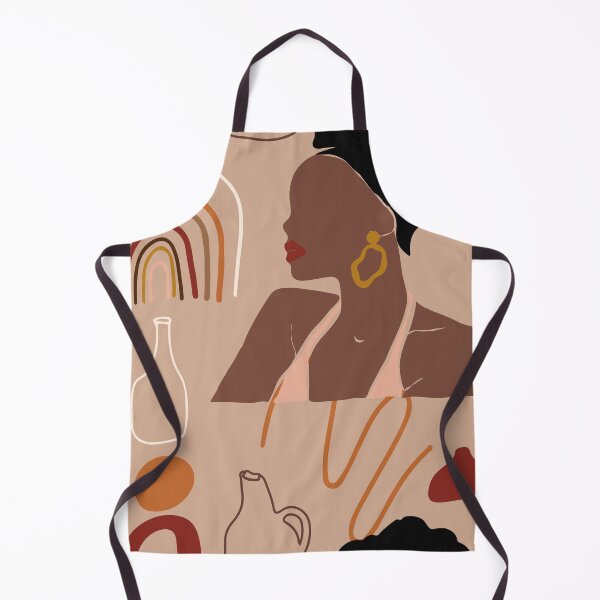 Item preview, Boho Style Woman With Rainbow and Abstract Lines designed and sold by Sohee Jin.
