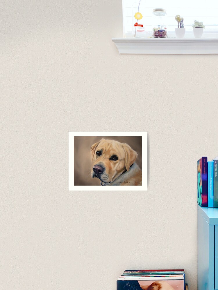 Thumbnail 1 of 3, Art Print, Labrador Expression designed and sold by AnneZ.