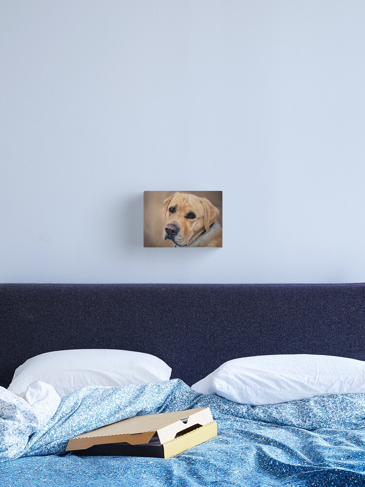 Thumbnail 1 of 3, Canvas Print, Labrador Expression designed and sold by AnneZ.