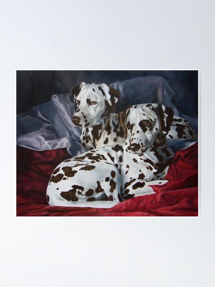 Alternate view of Ever Hopeful - liver spotted Dalmatians Poster