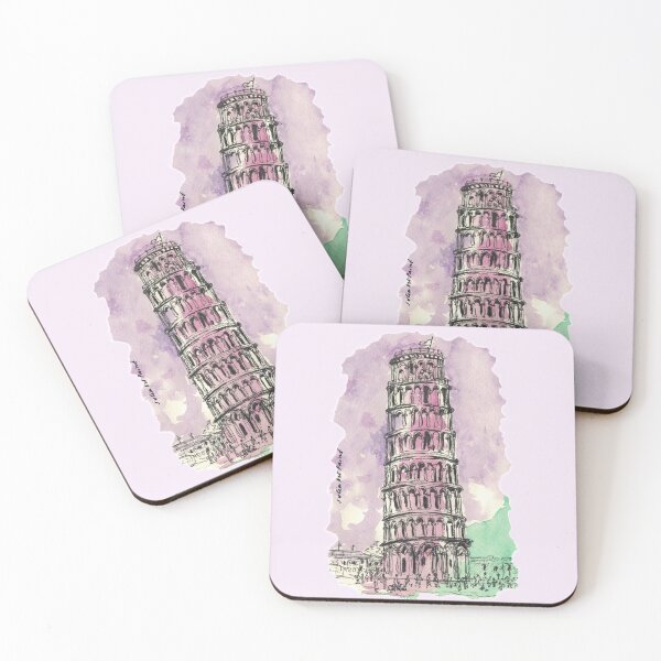 Item preview, The Tower of Pisa (Torre di Pisa) designed and sold by Julia's Print Studio .