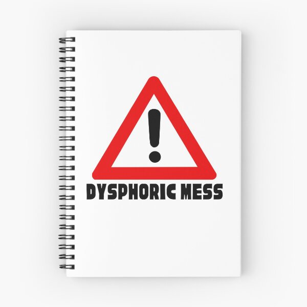 Item preview, Warning Dysphoric Mess - Transgender Dysphoria designed and sold by Koiboi11.