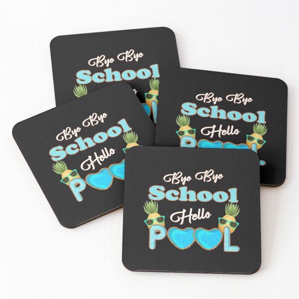 Item preview,  Bye Bye School Hello Pool, Summer Vacation Gift designed and sold by oussimakh.