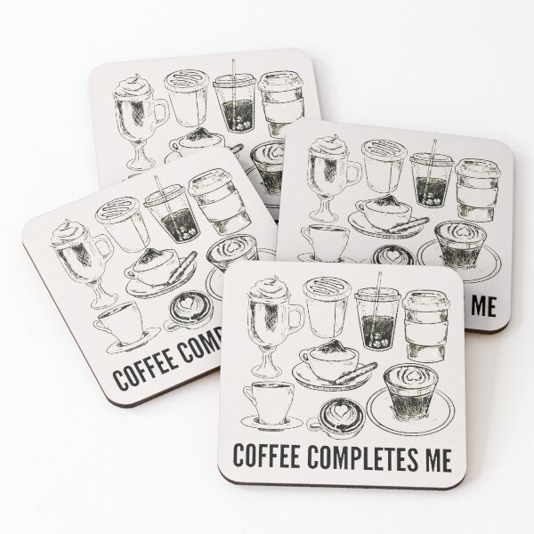 Item preview, Coffee Completes Me designed and sold by kubrangle.
