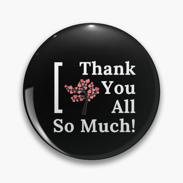 Item preview, Thank You All So Much - Black designed and sold by ActRightToday.
