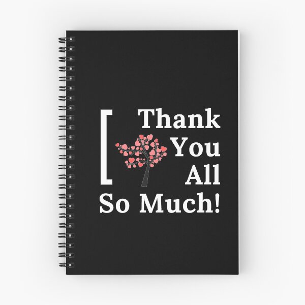 Item preview, Thank You All So Much - Black designed and sold by ActRightToday.