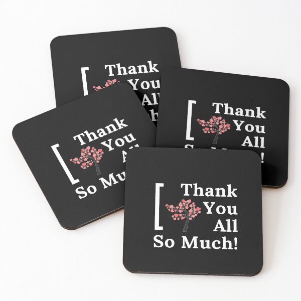 Item preview, Thank You All So Much - Black designed and sold by ActRightToday.