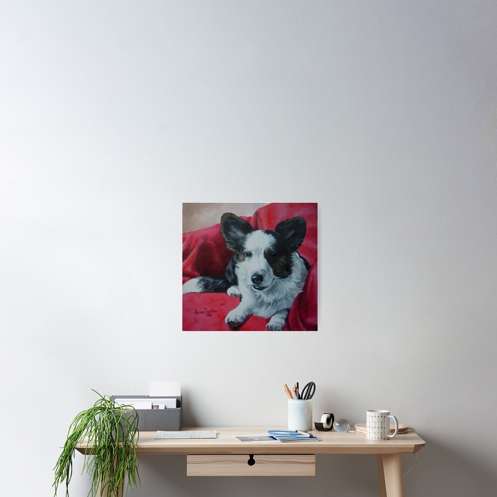 Cosy Corgi Poster