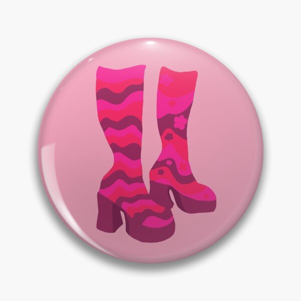Item preview, Pink 70s Style Platform Boots designed and sold by TiggsDesigns.