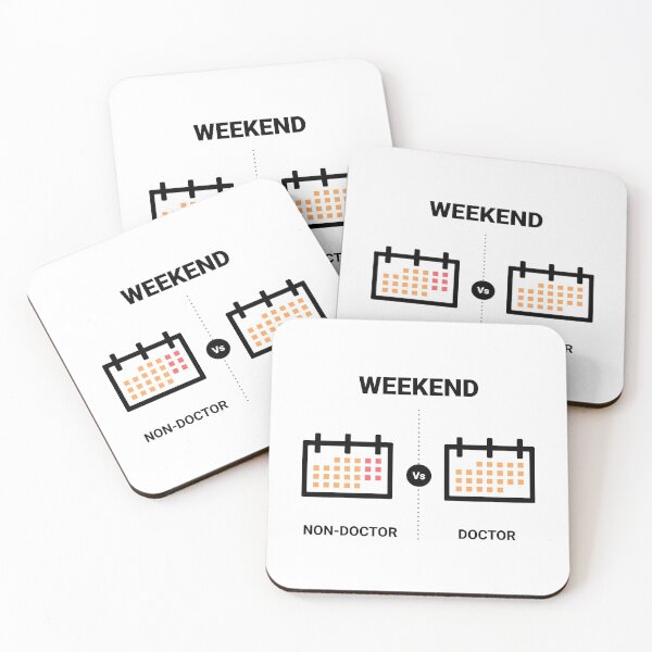 Item preview, Meme of non-Doctor and Docter Weekend calendar designed and sold by bosilvercat.